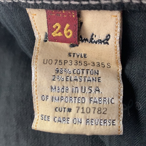 7 For All Mandkind Bootcut Black Lowrise Jeans - Picture 4 of 6